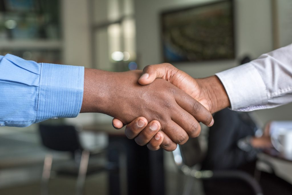 Sponsoring Handshake