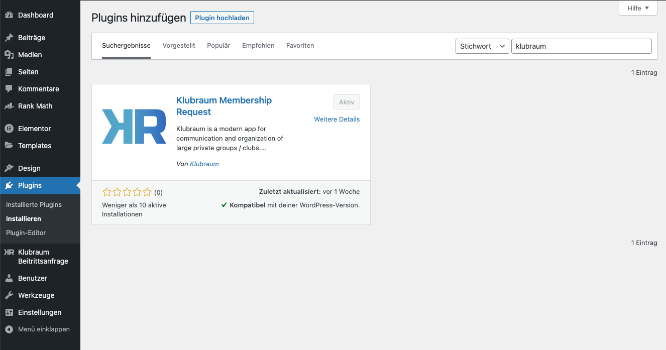 WordPress Plugin