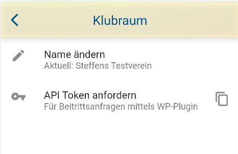 API-Token anfordern