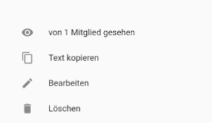 Nachricht löschen