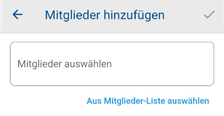 Mitglieder hinzufügen