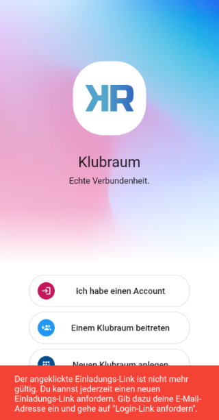 Troubleshooting Emaillink abgelaufen