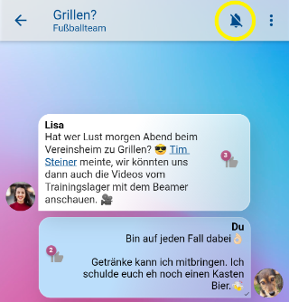 Konversation abonnieren