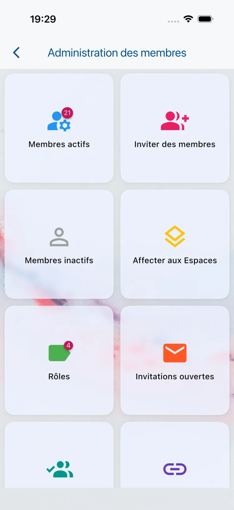 Administration des membres avec « Affecter aux Espaces »