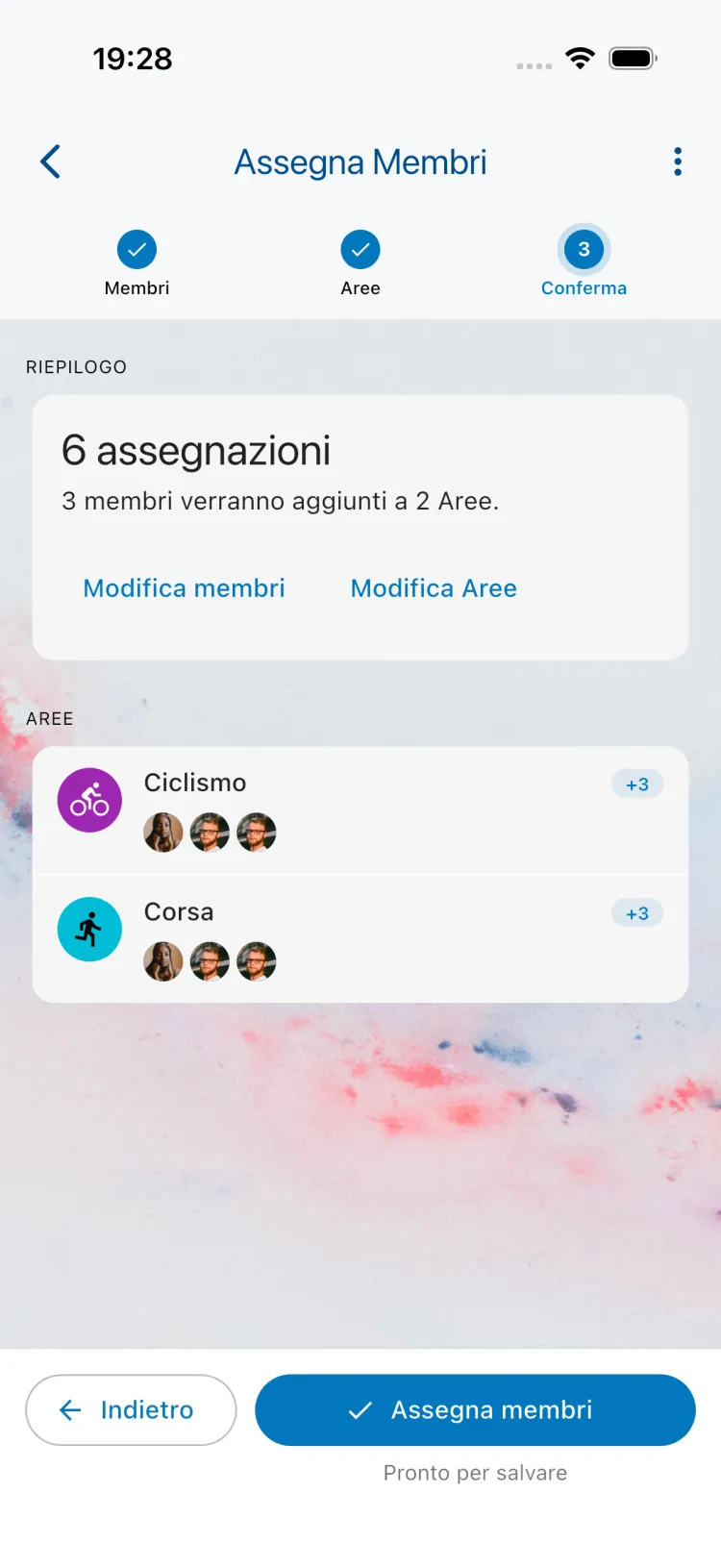 Passaggio 3: conferma