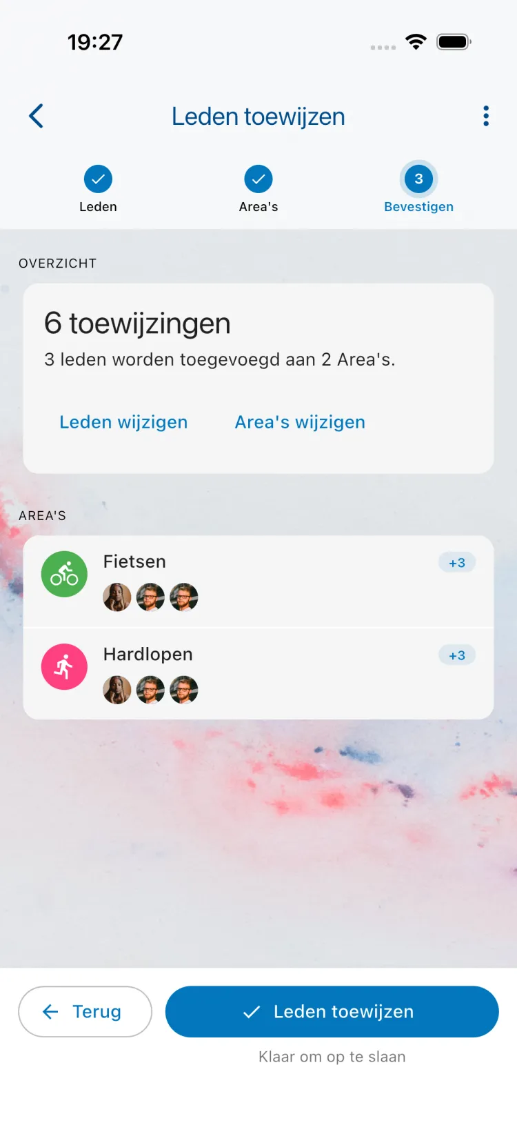 Stap 3: bevestigen